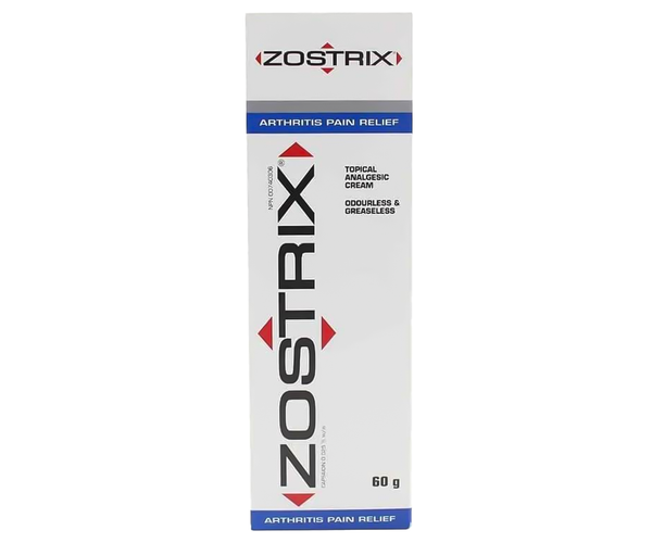 Zostrix - Arthritis Pain Relief Topical Analgesic Cream | 60 g – White ...