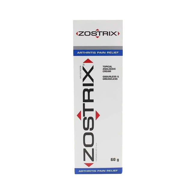 Zostrix - Crème analgésique topique pour soulager la douleur arthritique | 60g
