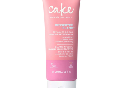 Cake - Nettoyant pour la douche de l'Île Desserte - Élixir d'huile de noix de coco crue de Tahiti | 200 ml