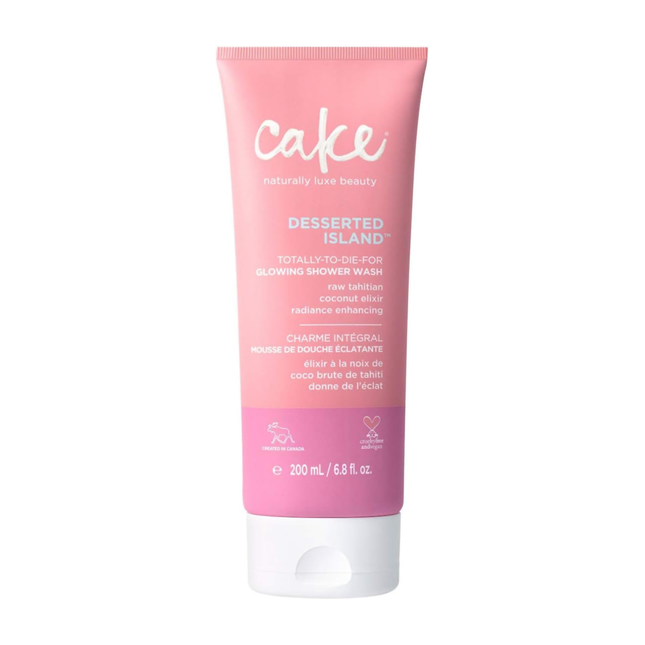 Cake - Nettoyant pour la douche de l'Île Desserte - Élixir d'huile de noix de coco crue de Tahiti | 200 ml