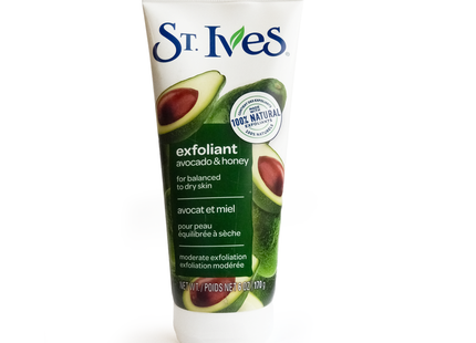 St. Ives - Gommage doux pour la peau - Avocat et miel | 170g