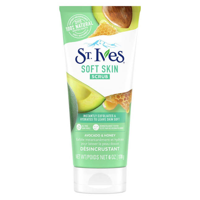 St. Ives - Soft Skin Scrub - Avocado & Honey | 170 g