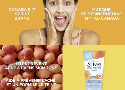 St. Ives - Apricot Acne Control Scrub with 2% Salicylic Acid | 170 g