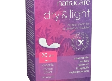 NatraCare - Dry & Light Natural Pads - Slim | 20 Pads