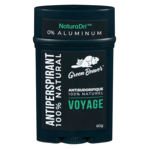 Green Beaver - 100% Natural Antiperspirant -  Voyage | 60 g