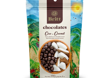 Cafe Britt - Dark Chocolate Covered Coconut | 170 g