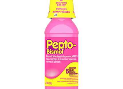 Pepto Bismol - Liquide original - Soulagement de 5 symptômes | 230 ml