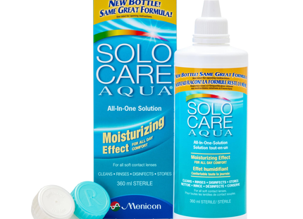 Solo Care Aqua - All-In-One Contact Lenses Solution | 360 ml