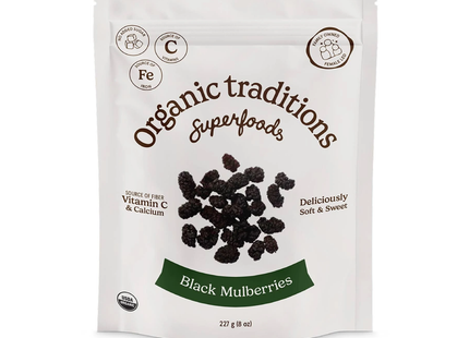 Organic Traditions - Mûres noires séchées | 227 g