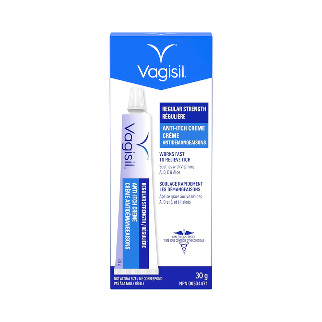 Vagisil - Crème Anti-Démangeaisons Force Régulière | 30 g