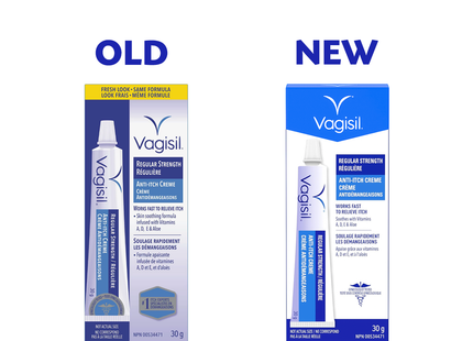 Vagisil - Crème Anti-Démangeaisons Force Régulière | 30 g