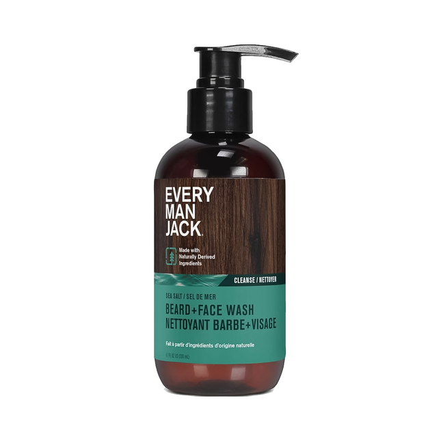 Every Man Jack - Beard + Face Wash, Sea Salt | 200 mL
