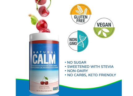 Natural Calm - Magnesium, Cherry | 452 g