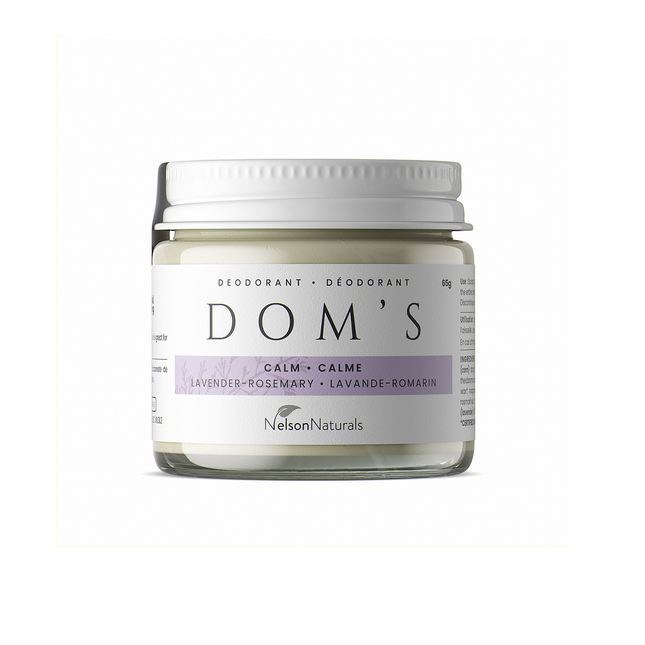 Dom's Naturals - Calm Lav Rosemary Deodorant | 65 mL