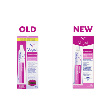 Vagisil - Crème Anti-Démangeaisons à l'Hydrocortisone | 30 g