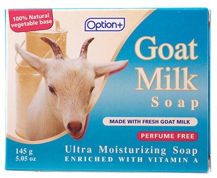 Option+ Savon ultra hydratant au lait de chèvre au lait de chèvre frais - Non parfumé | 145g