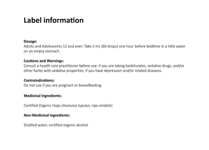 St. Francis - Hops Tincture | 50 mL