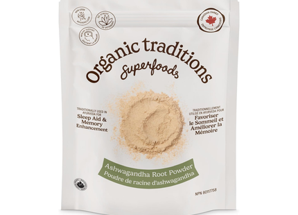 Organic Traditions - Poudre d'ashwagandha | 200 g