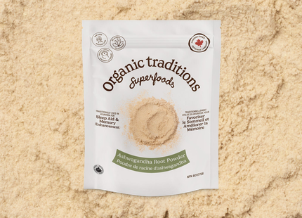Organic Traditions - Poudre d'ashwagandha | 200 g