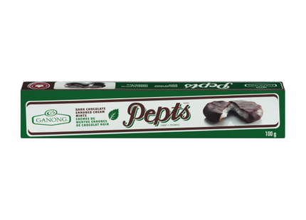 Ganong - Dark Chocolate Enrobed Cream Mints | 100 g