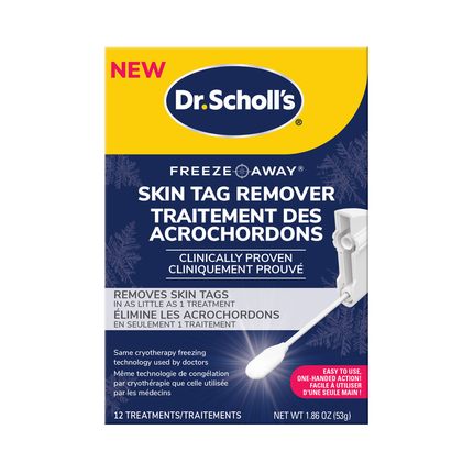 Dr Scholl's - Gel anti-étiquettes cutanées Freeze Away | 12 traitements