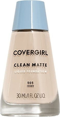 COVERGIRL - Clean Matte - Fond de Teint Liquide pour Contrôle du Sébum - 505 Ivoire | 30 ml