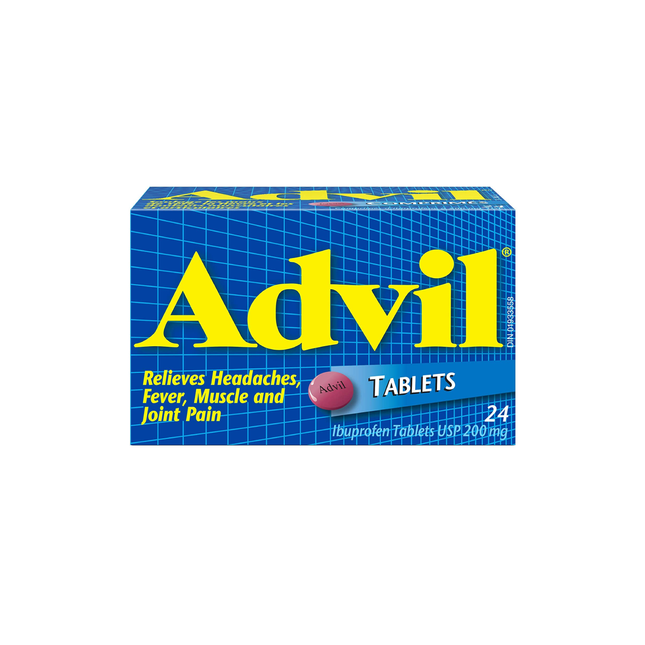 Advil - 200 MG Tablets | 24 - 100 Tablets
