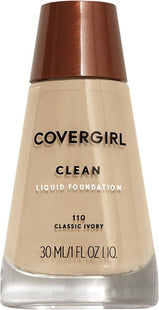 COVERGIRL - Clean - Liquid Foundation - 110 Classic Ivory | 30 mL