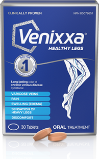 Venixxa Healthy Legs Oral Treatment - Relief of Chronic Venous Disease | 30 Tablets