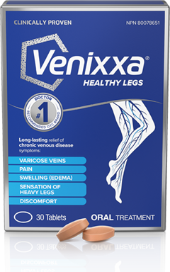 Venixxa Healthy Legs Oral Treatment - Relief of Chronic Venous Disease | 30 Tablets
