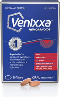 Venixxa Hemorrhoids Oral Treatment | 36 Tablets