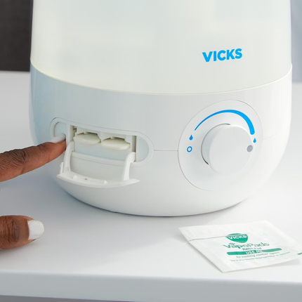 Vicks - Mini humidificateur sans filtre à brume fraîche | 1,9 L