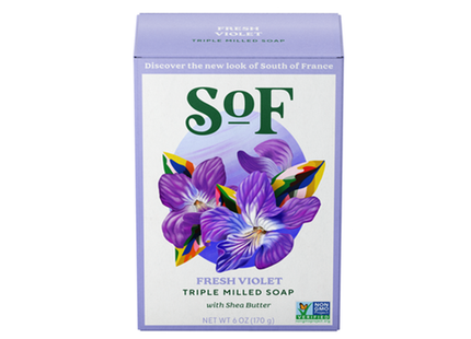 South Of France - Natural Soap, Violet Bouquet | 170 g