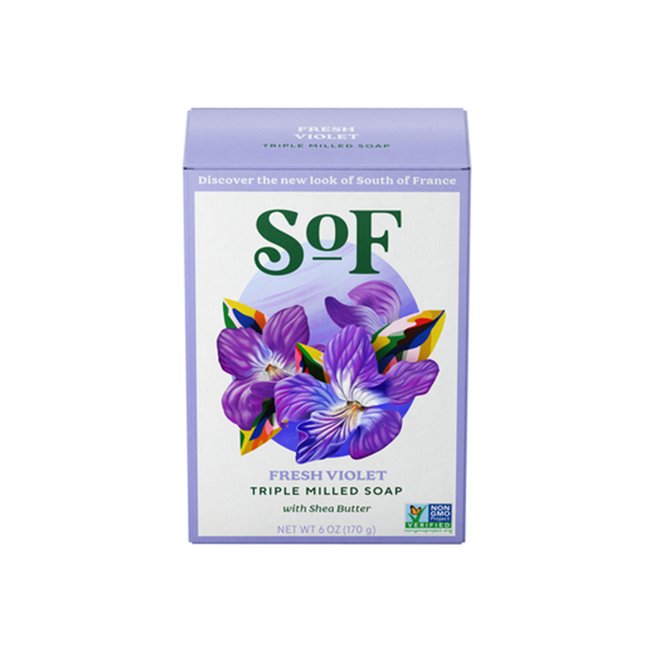 South Of France - Natural Soap, Violet Bouquet | 170 g
