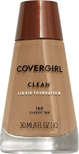 COVERGIRL - Clean - Liquid Foundation - 160 Classic Tan | 30 mL