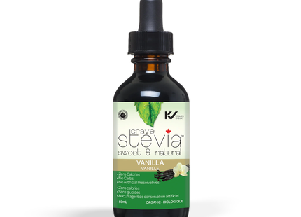 Crave Stevia - Vanilla Liquid Stevia | 50 mL