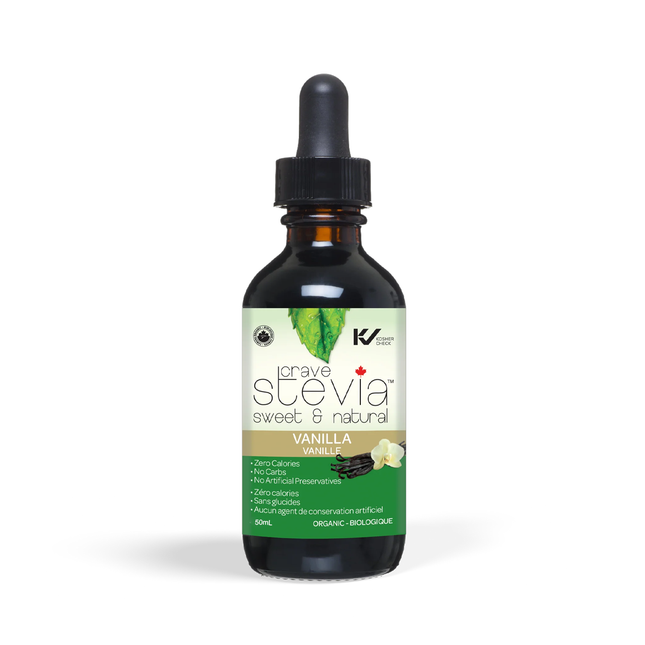 Crave Stevia - Vanilla Liquid Stevia | 50 mL