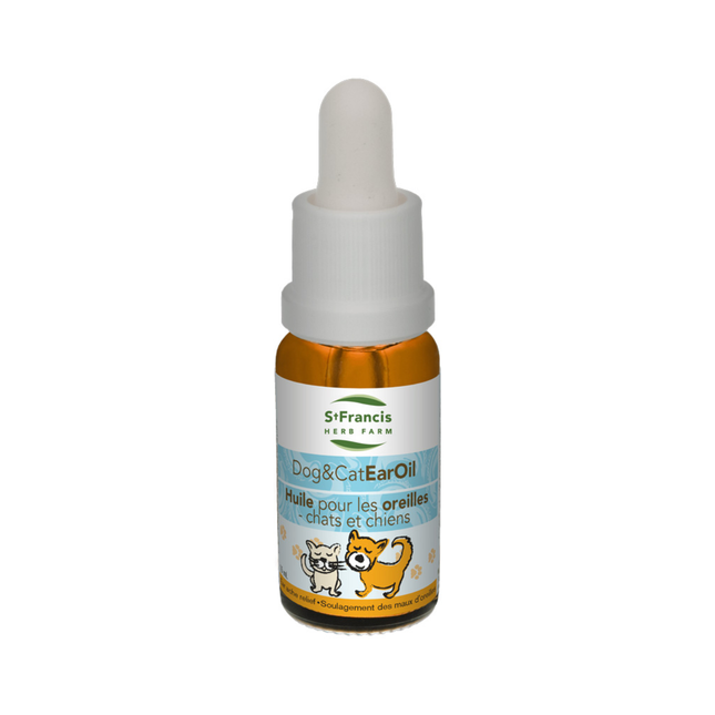 St. Francis - Huile auriculaire pour chiens et chats | 15 mL