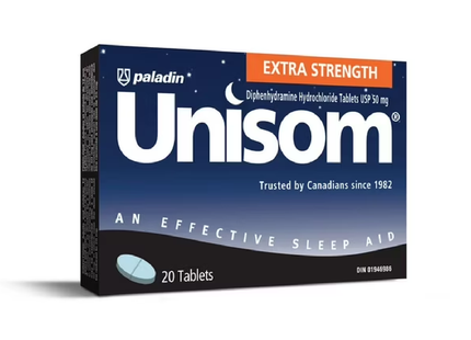 Unisom Extra Strength Sleep Aid Tablets | 20 Tablets