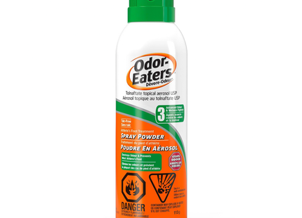 Odor-Eaters - Traitement Pied d'athlète sans talc en Poudre Aérosol | 113 g