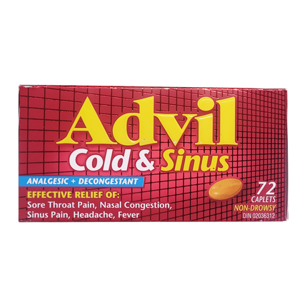 Advil - Rhume et sinus 200 MG | 10 à 72 comprimés