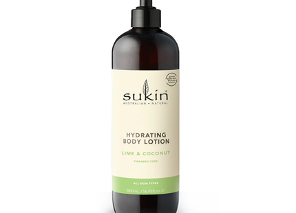 Sukin - Hydrating Body Lotion - All Skin Types - Lime & Coconut | 500 mL