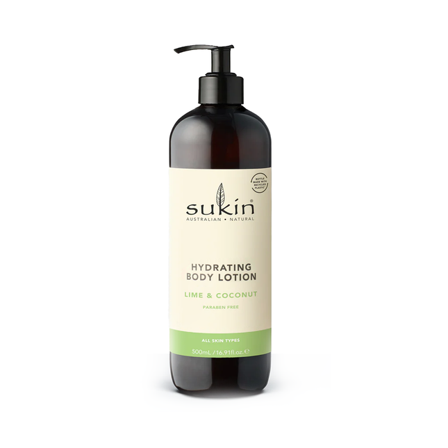 Sukin - Hydrating Body Lotion - All Skin Types - Lime & Coconut | 500 mL