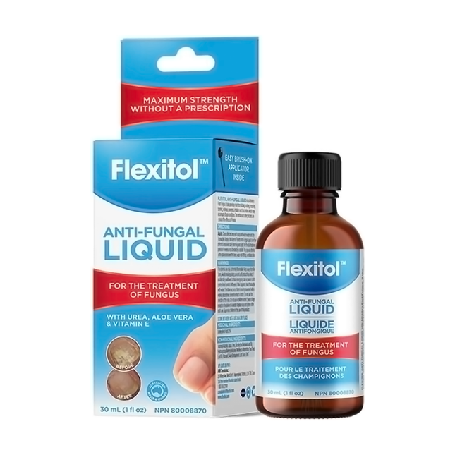 Flexitol - Liquide antifongique avec urée, aloe vera et vitamine E | 30 ml