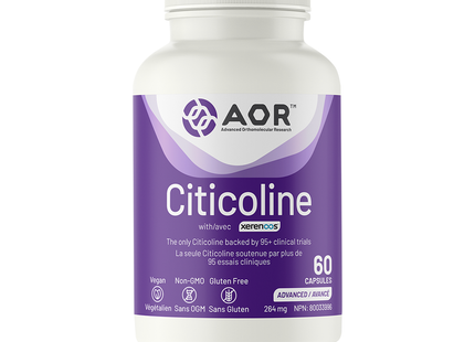 AOR - Citicoline With Xerenoos 264 mg | 60 Vegi-Caps