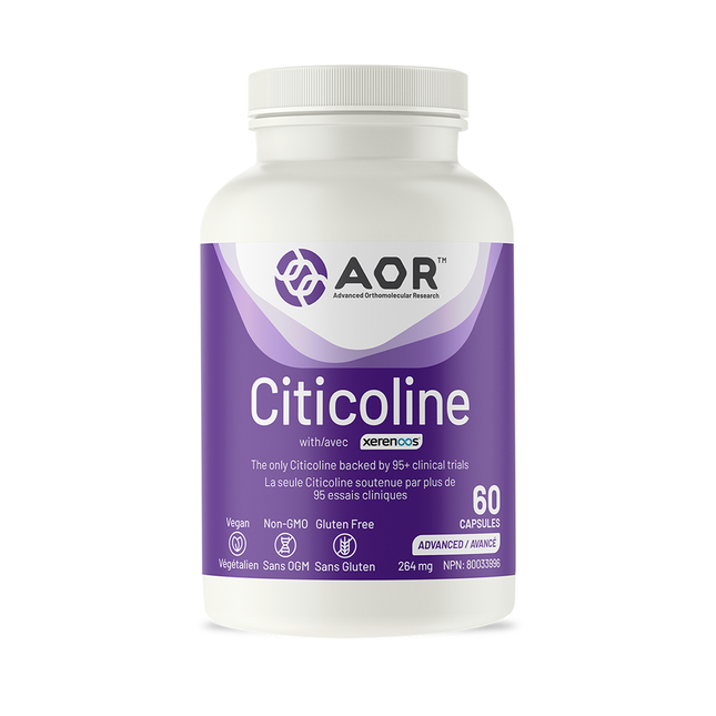 AOR - Citicoline With Xerenoos 264 mg | 60 Vegi-Caps