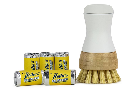 Recharge pour brosse à vaisselle Nellie's | Lot de 5