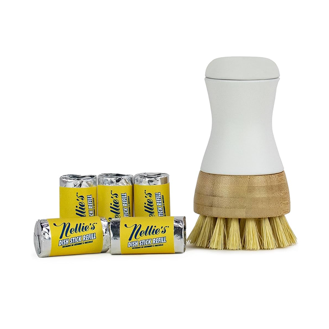 Recharge pour brosse à vaisselle Nellie's | Lot de 5