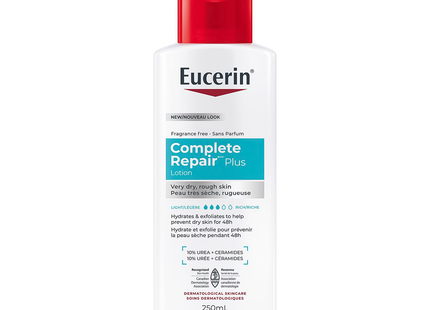 Eucerin - Complete Repair Moisturizing Lotion with 10% Urea - Fragrance Free | 250 mL