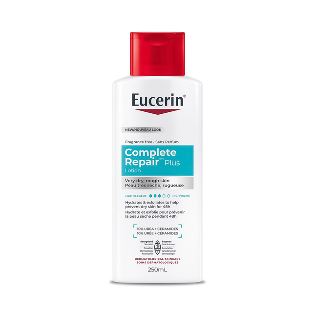 Eucerin - Complete Repair Moisturizing Lotion with 10% Urea - Fragrance Free | 250 mL
